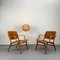 HM11 AX Chairs by Peter Hvidt & Orla Mølgaard-Nielsen for Fritz Hansen, Denmark, 1960s, Set of 2 2