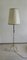 Mid-Century Stehlampe aus Messing mit Lederschirm, 1950er 2