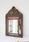 Antique French Patinated Brass Bevelled Mirror 4