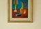 Bertil Öhlund, Still Life with Lamp, Jug & Saucer, 1948, Oil on Panel, Framed, Image 6