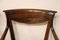 Antique Walnut and Vienna Sraw Armchairs, Set of 2, Image 7
