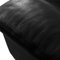 DS-17 3-Sitzer Sofa aus schwarzem Leder von de Sede 5