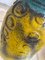 Yellow Fat Lava Floor Vase from Carstens Keramik, 1970s, Image 3