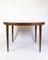 Table de Salle à Manger Ronde en Teck avec Rallonges par Severin Hansen, 1960s 2