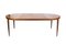Table de Salle à Manger Ronde en Teck avec Rallonges par Severin Hansen, 1960s 11