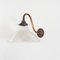 Antique Glass Holophane Wall Light, 1950s, Image 4