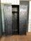 French Grey Metal Wardrobe, 1930s 6