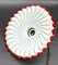 Antique Pull Lamp with Porcelain Weight and Red Glass Rim by Murano for Made Murano Glass, 1890s, Image 5