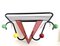 Matégot Style Wall Coat Rack by Mathieu Matégot, 1950, Image 5