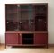 Sideboard in Burgundy Imitation Leather by Umberto Mascagni, 1950s 6