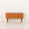 Kleines dänisches Teak Sideboard mit 4 Schubladen, 1960er 6