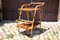 Rattan and Ceramic Serving Table by Audoux-Minet, 1950 2