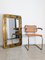 Patinated Gilt Brass Mirror, 1960s 2