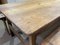 Early 20th Century Farmhouse Table in Fir and Chestnut with Benches, Set of 3 6