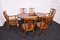 Art Deco Dining Table and Chairs by Lajos Kozma for Budapest Werkstatten, Hungary, 1920s, Set of 7, Image 1