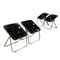 Castelli Plona Chairs in Plastic and Aluminium attributed to Giancarlo Piretti, 1970s, Image 1