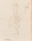 Gaston Chaissac, The Broad-Shouldered Man, 1958, Ink on Paper 1