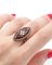 Antiker französischer Ring mit roter Emaille 6