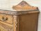 Early 20th Italian Bedside Tables in Light Oak with Two Doors, 1920, Set of 2 7