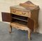 Early 20th Italian Bedside Tables in Light Oak with Two Doors, 1920, Set of 2 6