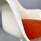 American Space Age Tulip Chairs in White Plastic and Metal by Eero Saarinen for Knoll, 1970s, Set of 2 11