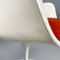 American Space Age Tulip Chairs in White Plastic and Metal by Eero Saarinen for Knoll, 1970s, Set of 2 12