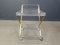 Brass and Acrylic Glass Serving Trolley, 1970s, Image 3