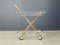 Brass and Acrylic Glass Serving Trolley, 1970s, Image 8