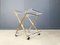 Brass and Acrylic Glass Serving Trolley, 1970s, Image 6