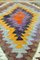Boho Psychedelic Kilim Rug in Wool, 1960s 8