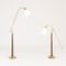 Brass and Mahogany Floor Lamps by Hans Bergström, 1950s, Set of 2 4