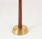 Brass and Mahogany Floor Lamps by Hans Bergström, 1950s, Set of 2, Image 8