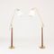 Brass and Mahogany Floor Lamps by Hans Bergström, 1950s, Set of 2, Image 3
