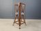 Iron and Faux Leather Side Table in the style of Jacques Adnet, 1970s, Image 8