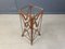 Iron and Faux Leather Side Table in the style of Jacques Adnet, 1970s, Image 2