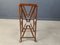Iron and Faux Leather Side Table in the style of Jacques Adnet, 1970s, Image 4