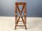 Iron and Faux Leather Side Table in the style of Jacques Adnet, 1970s, Image 6