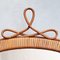French Oval Rattan Mirror, 1960s 3