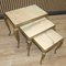 Hollywood Regency Nesting Tables in Marble, 1960s, Set of 3, Image 1