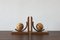 Mid-Century Modern Wooden Bookends, 1940s, Set of 2 1