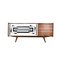 Mid-Century Sideboard with Op Art Motif, Poland, 1960s 1