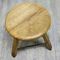 Tabouret Industriel Vintage en Bois 4