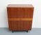 Nussholz Furnier Schrank, 1950er 2