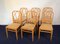Stühle aus hellem Eschenholz, 1950er, 6er Set 4