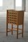 Moderner Dänischer Mid-Century Barschrank aus Eiche mit Grünem Glas, 1960er 14