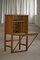 Moderner Dänischer Mid-Century Barschrank aus Eiche mit Grünem Glas, 1960er 6