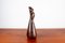Metallic and Brown Glazed Ceramic Pitcher Vase by Gunnar Nylund for Rörstrand, Sweden, 1960s, Image 4