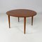 Dänischer Mid-Century Modern Runder Holz Couchtisch von Fritz Hansen, 1960er 1