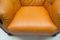 Large Leather & Wood Lounge Chair, 1960s, Image 15