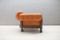 Large Leather & Wood Lounge Chair, 1960s 3